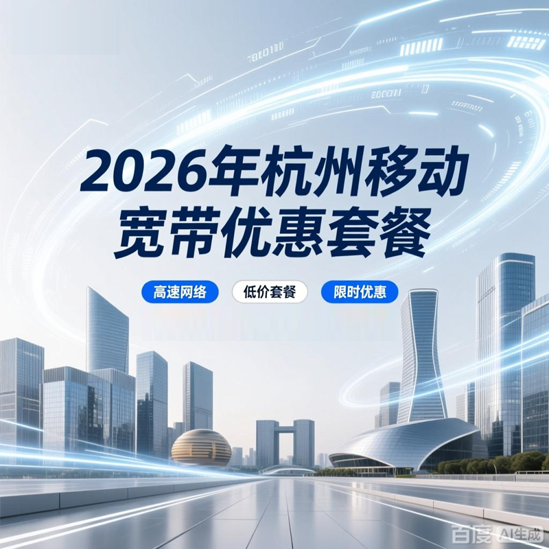 杭州移动宽带包年优惠多少？最新活动500M包1年仅需300元