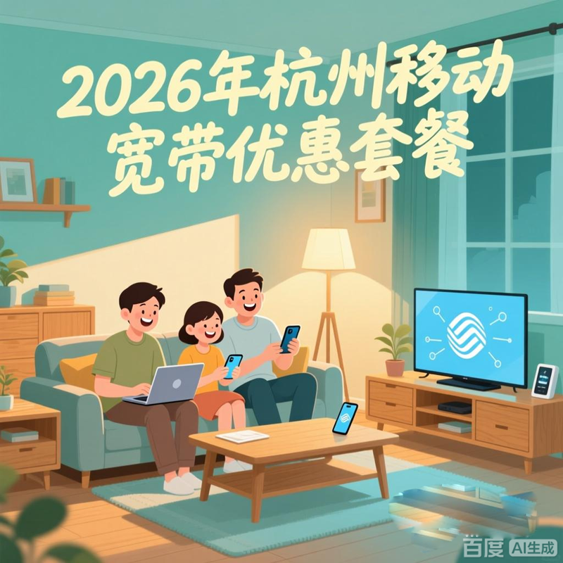 杭州移动宽带包年优惠活动，2026年杭州移动最新活动1000M仅需800元