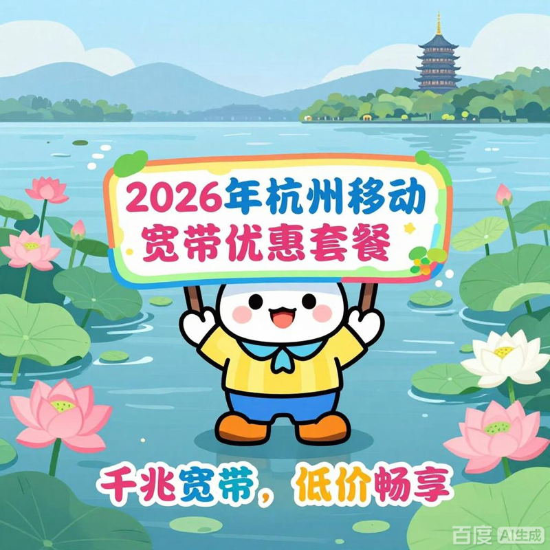 杭州移动宽带1000兆价格？最新活动1000M包1年仅需800元 